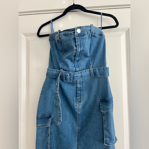 Denim Halter Maxi Dress 🔥🔥🔥🔥🔥🔥🔥🔥🔥🔥 - Picture 6 of 6